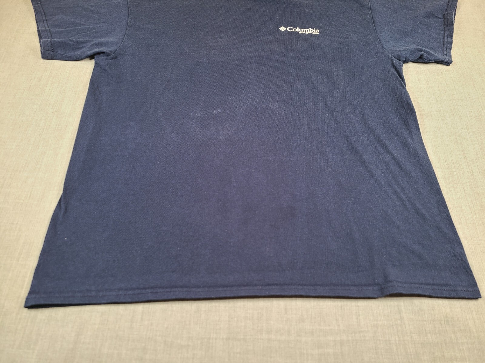 Columbia PFG Shirt Mens Large Blue Marlin Tuna Fishing Outdoor Gear Sportswear gallery