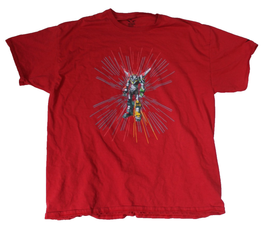 Brooklyn Projects Voltron Collective T-Shirt Men's Size XL Red Graphic Cosplay gallery