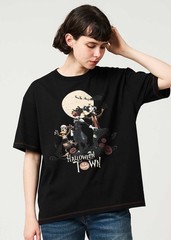 [Graniph]Kingdom Hearts Halloween Town | Big Silhouette T-Shirt Size SS~XL Black