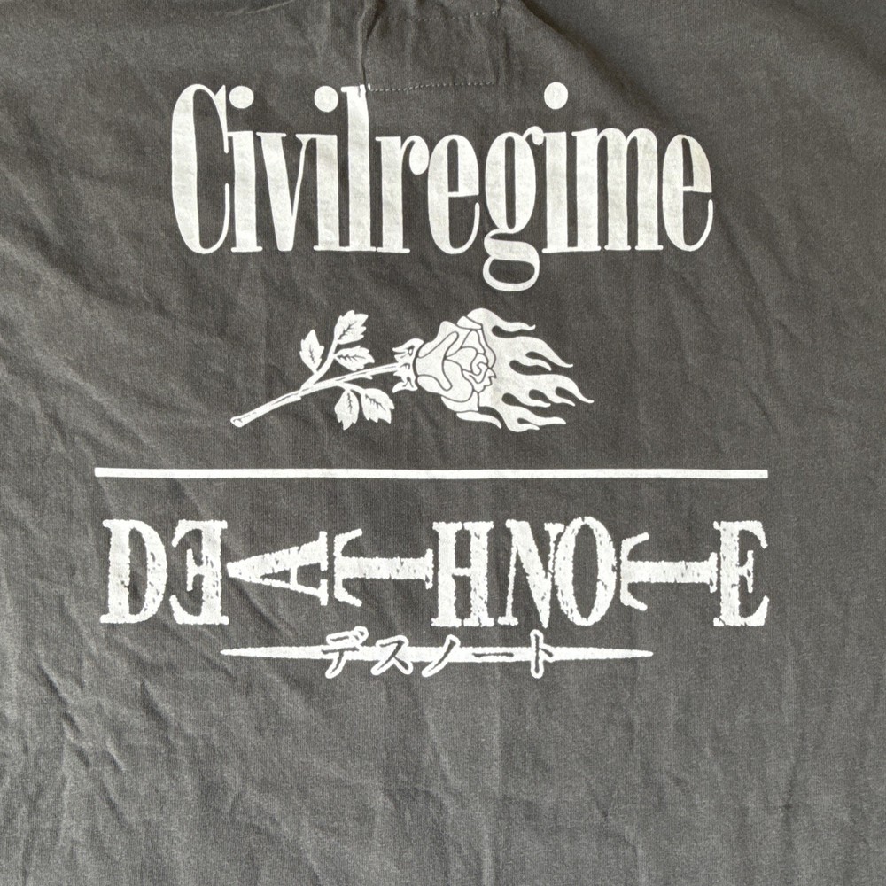 2 Civilregime Death Note Graphic Print brand new never worn