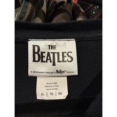 The Beatles Liverpool England Map Graphic T-Shirt Mens XL Black 2018 Apple Corp