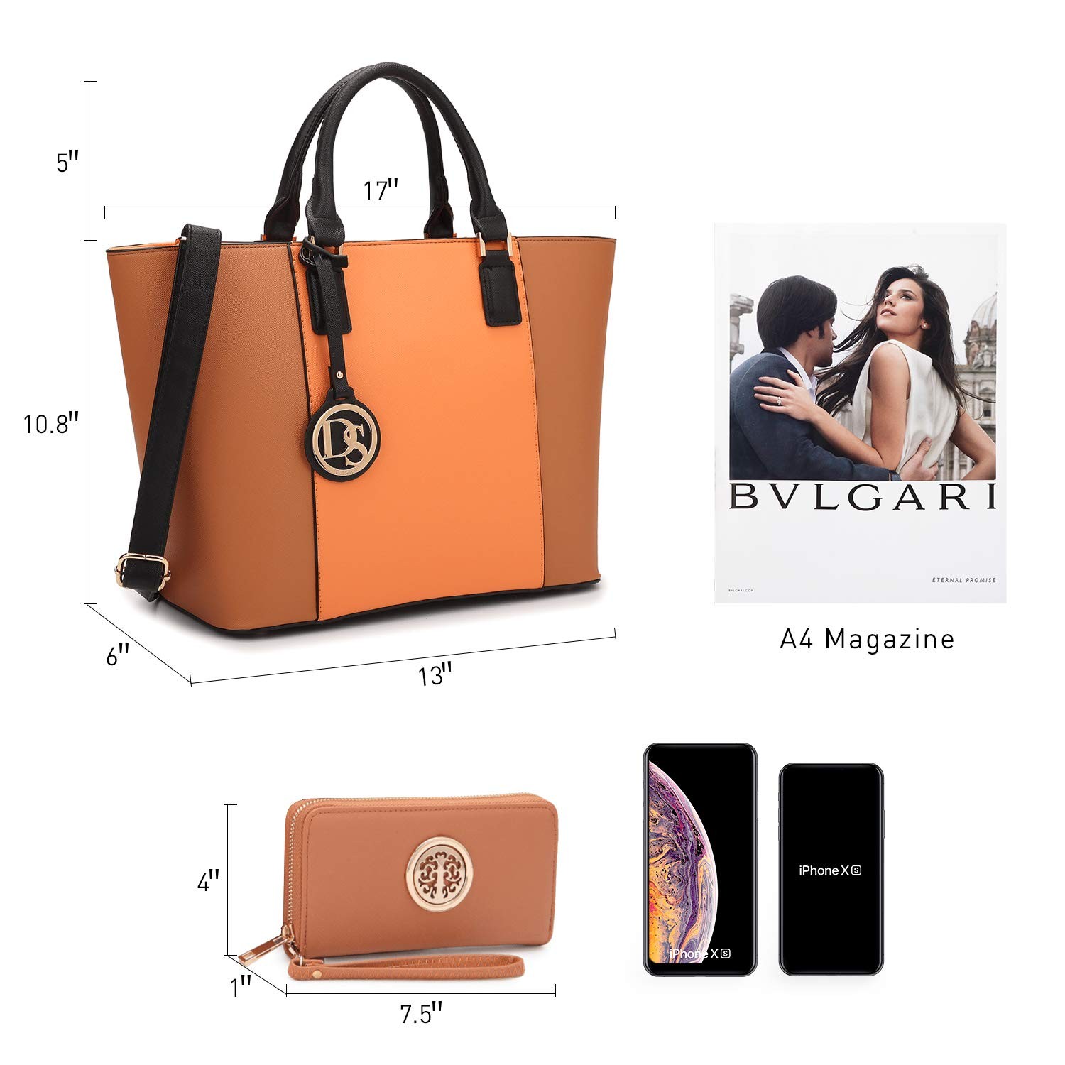 Women Large Designer Handbags and Purses - Laptop Shoulder Bag, Satchel Work ... gallery