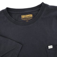 Fjallraven Specialized Pocket Zippered T-Shirt Black Short Sleeve Mens L