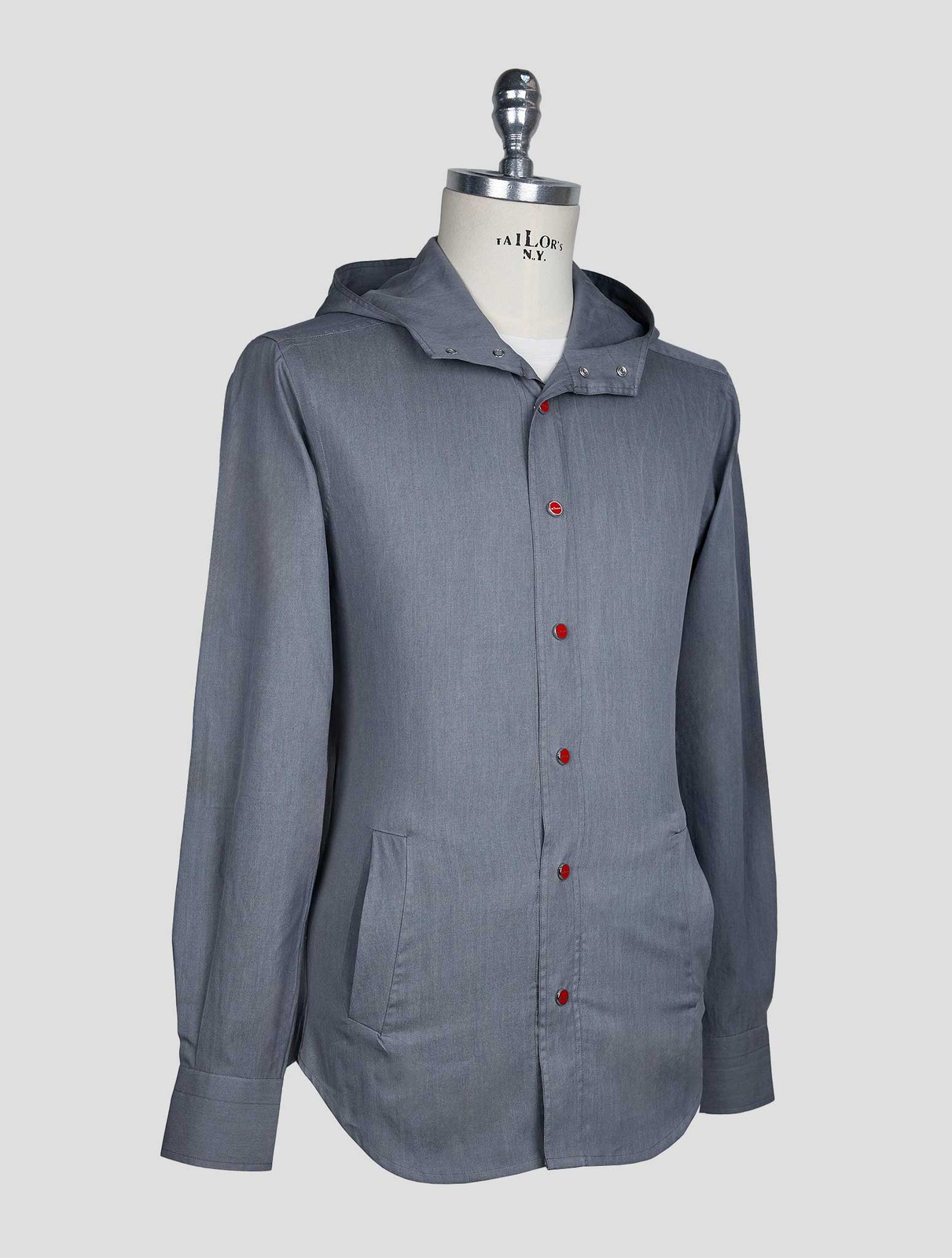 NEW KITON GRAY COTTON MARIANO EU 56 - US 46 - 2XL KME57 gallery