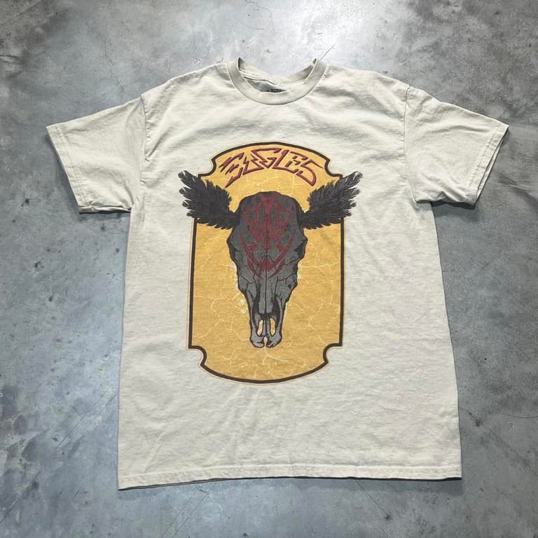 Eagles band 90s Retro style White T shirt Short Sleeve tee Size S-2345XL NH28664 gallery