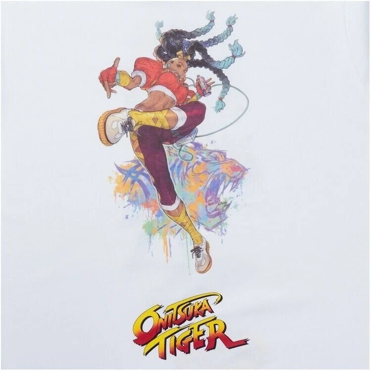 Street Fighter x Onitsuka Tiger Capcom Chun Li Kimberly Shirt XL Unisex 2183B147 gallery