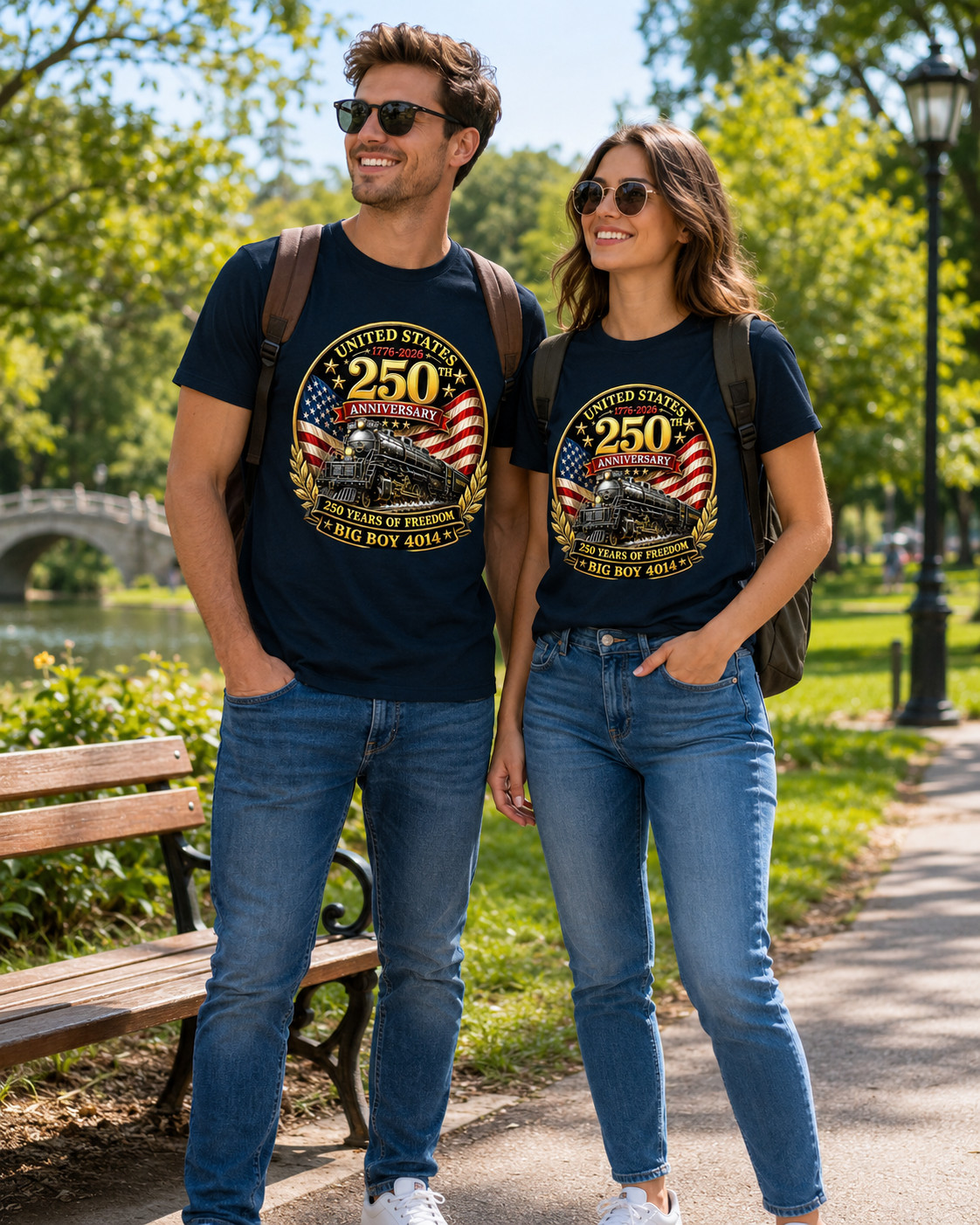 Big Boy 4014 Vintage 250 Steam Locomotive Railroad Train T-Shirt gallery