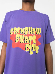 CRENSHAW SKATE CLUB x Browns Stack Purple T-shirt Size: M – NWT