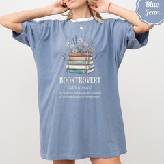 Booktrovert Definition Book Lover Comfort Tee