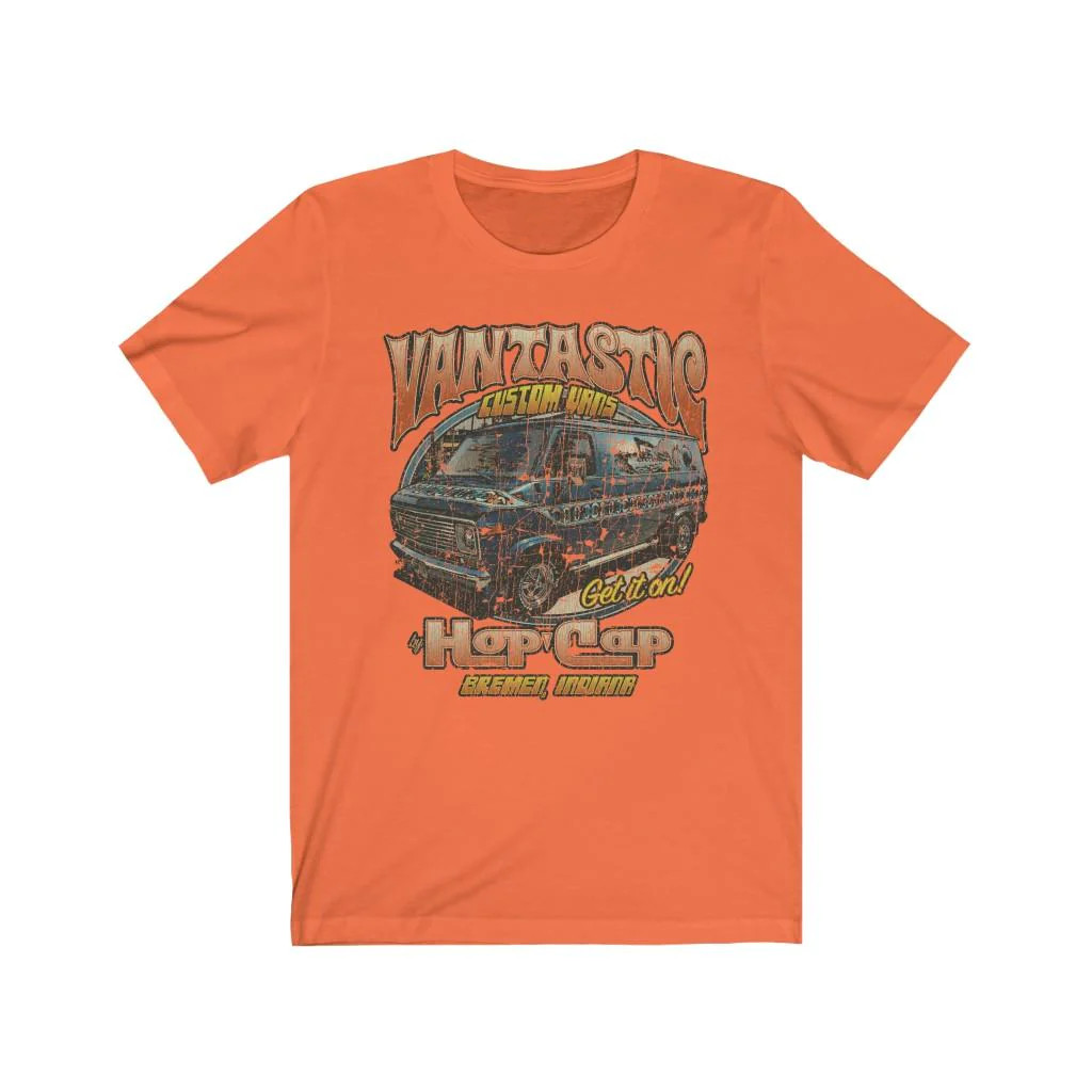 Vantastic Custom Vans by Hop Cap 1971 Vintage Men's T-Shirt gallery