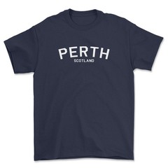 Perth T-shirt, District 1 style, Regional City Scotland tshirt.