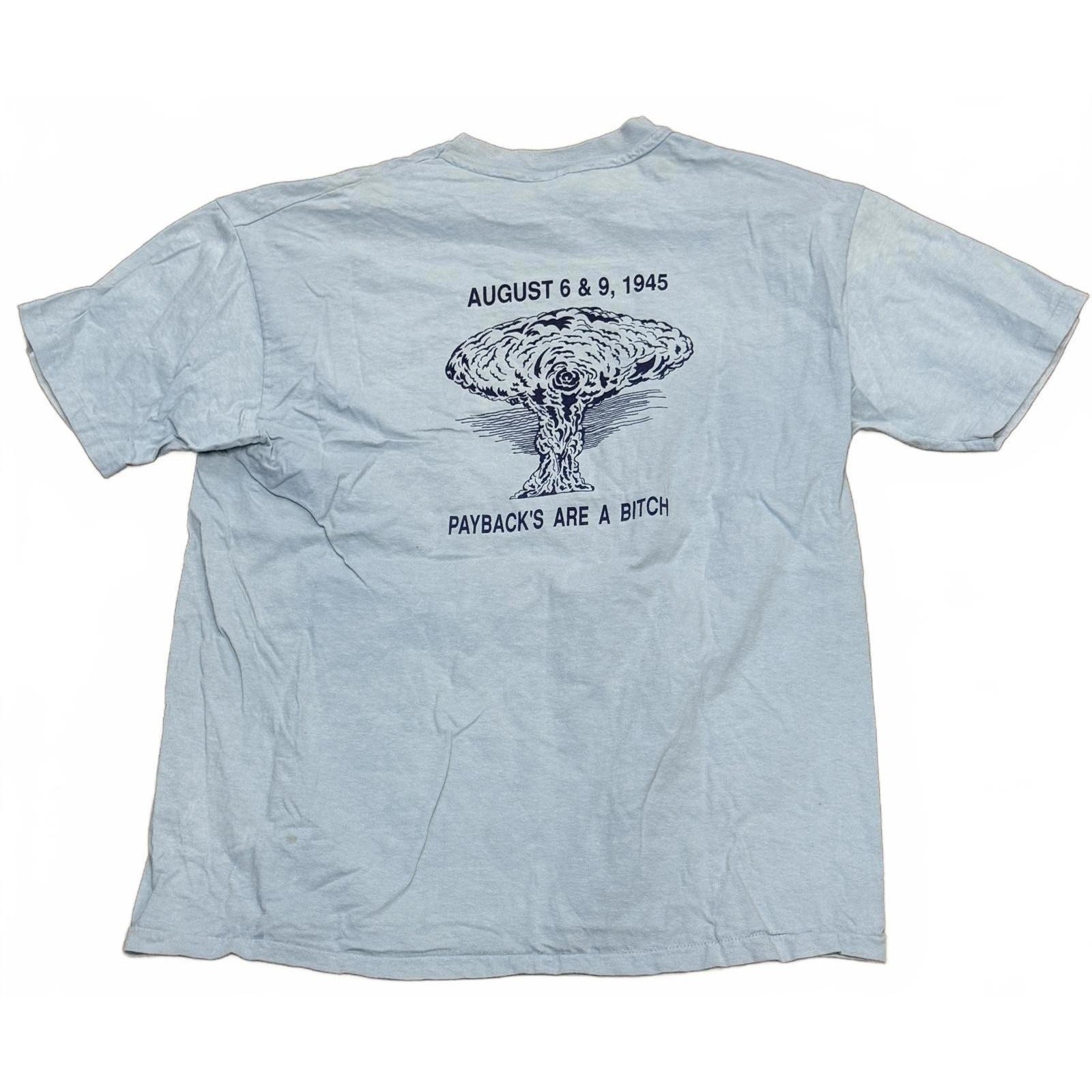 Vintage 1991 Pearl Harbor Atomic Bomb T-Shirt Single Stitch Deadstock Hanes XL gallery