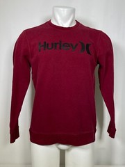 Hurley Moletom Careca One&Only Long Sleeve Pullover Maroon Shirt Men’s MEDIUM