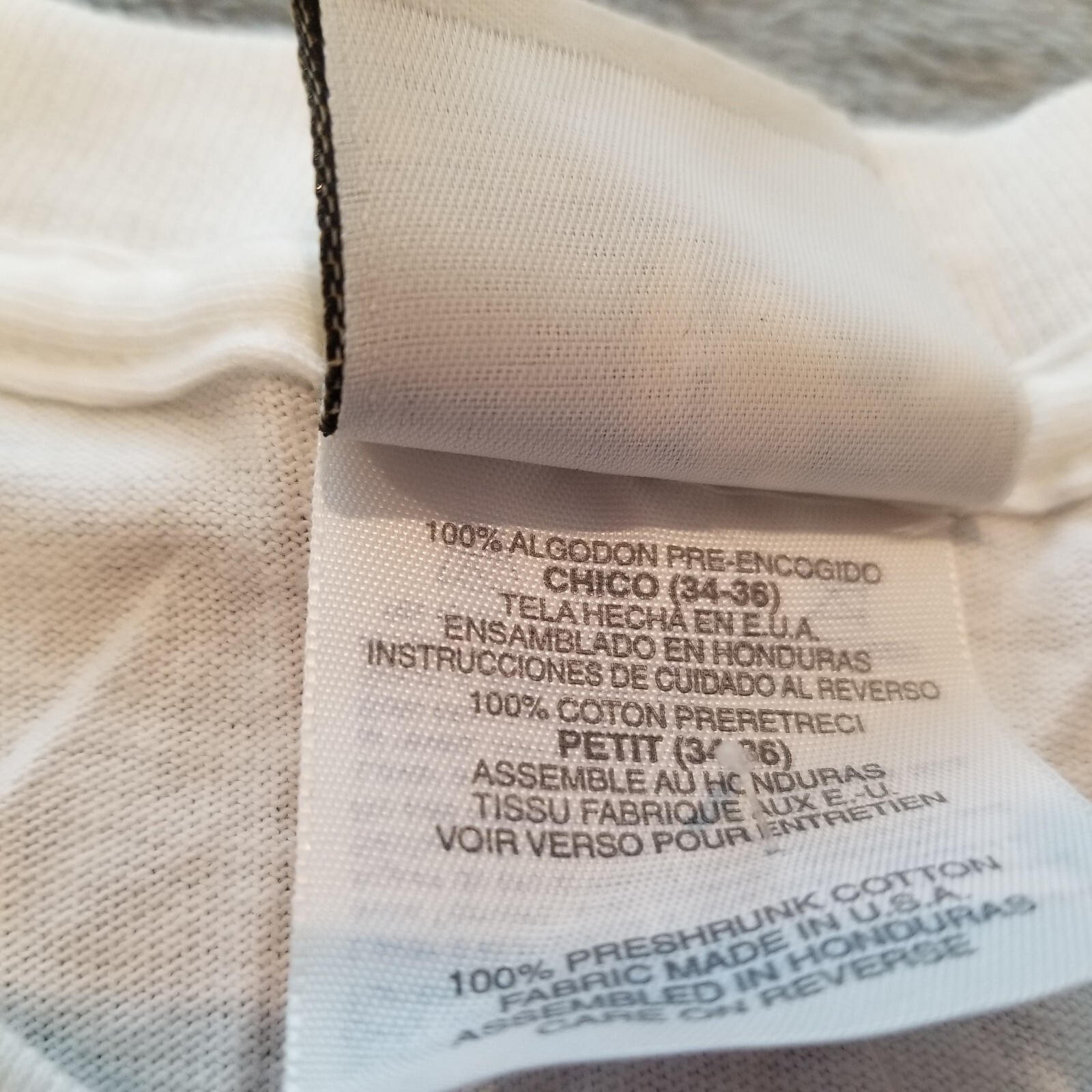 The Venetian Men's 34-36 Preshrunk Cotton Crew Neck T-Shirt Short Sleeve White gallery