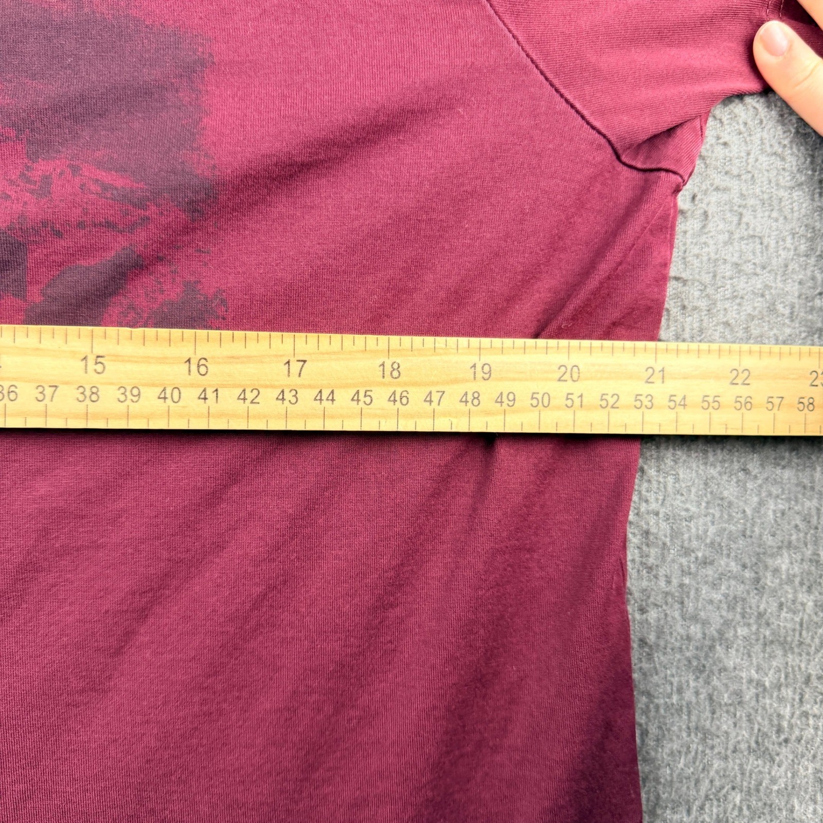 Murano Liquid Luxury Slim Fit TShirt Men's XL Burgundy Golden Gate Bridge Cotton gallery