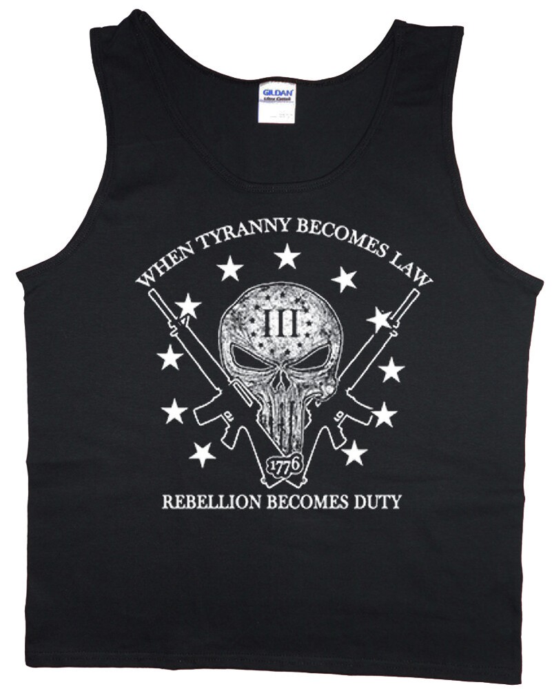 Mens Tank Top 2nd Amendment Shirt Pro Gun Rights Sleeveless Muscle Tee Clothing