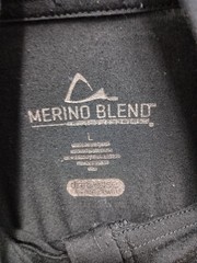 Paradox Base Layer Top Mens Large Black Wool Blend Dry Release Long Sleeve