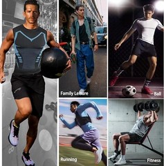 Men’s Sleeveless T-Shirt Solid Color Vest Bodybuilding Muscle Tank Gym Tops US