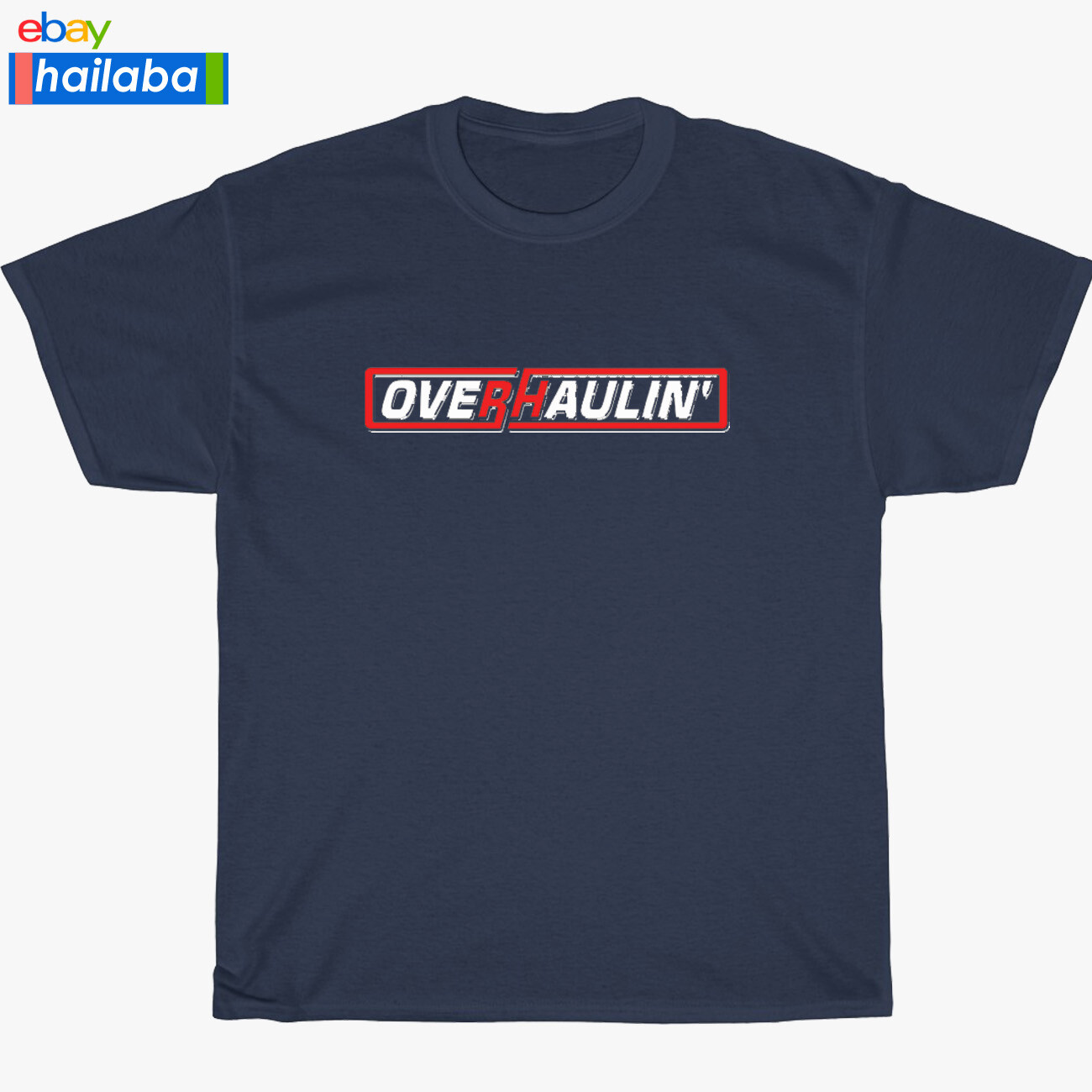 New Overhaulin Logo Black/Navy/Sport Grey/White Men's T-Shirt S-5XL gallery