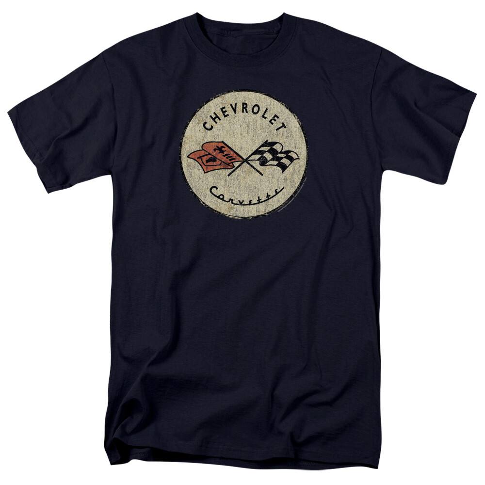 Chevrolet Corvette Old Vette Licensed Adult T-Shirt gallery