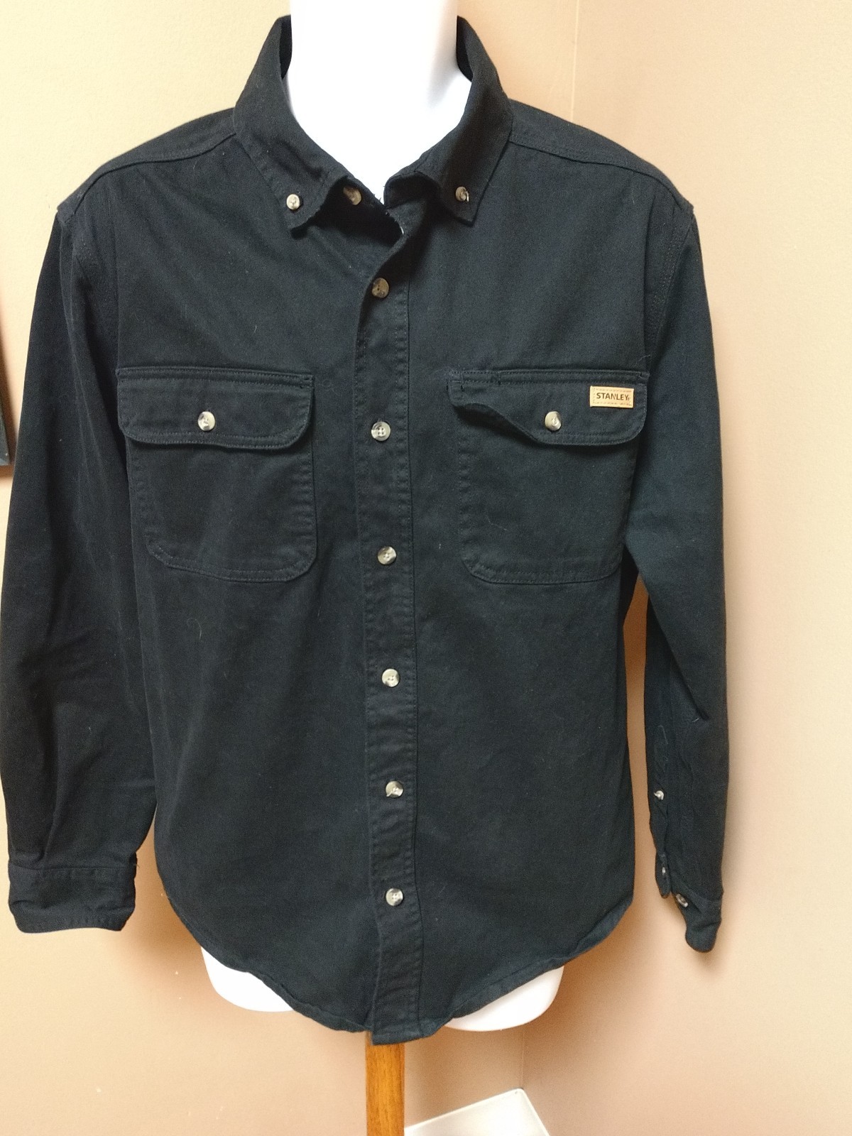 MEN'S SIZE L SHIRT (LOT OF 2) REDHEAD, STANLEY LONG SLEEVE & SHORT SLEEVE CASUAL gallery
