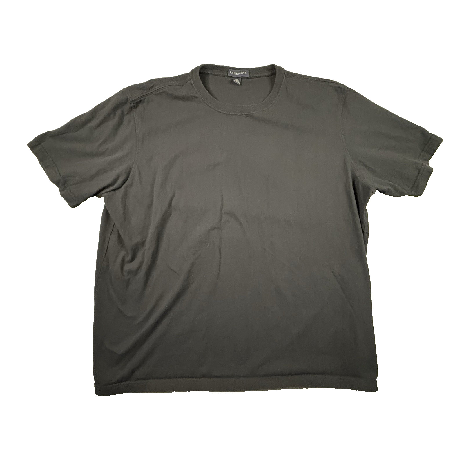 Lands' End Men's 2XL Black Cotton T Shirt SEE DESCRIPTION gallery