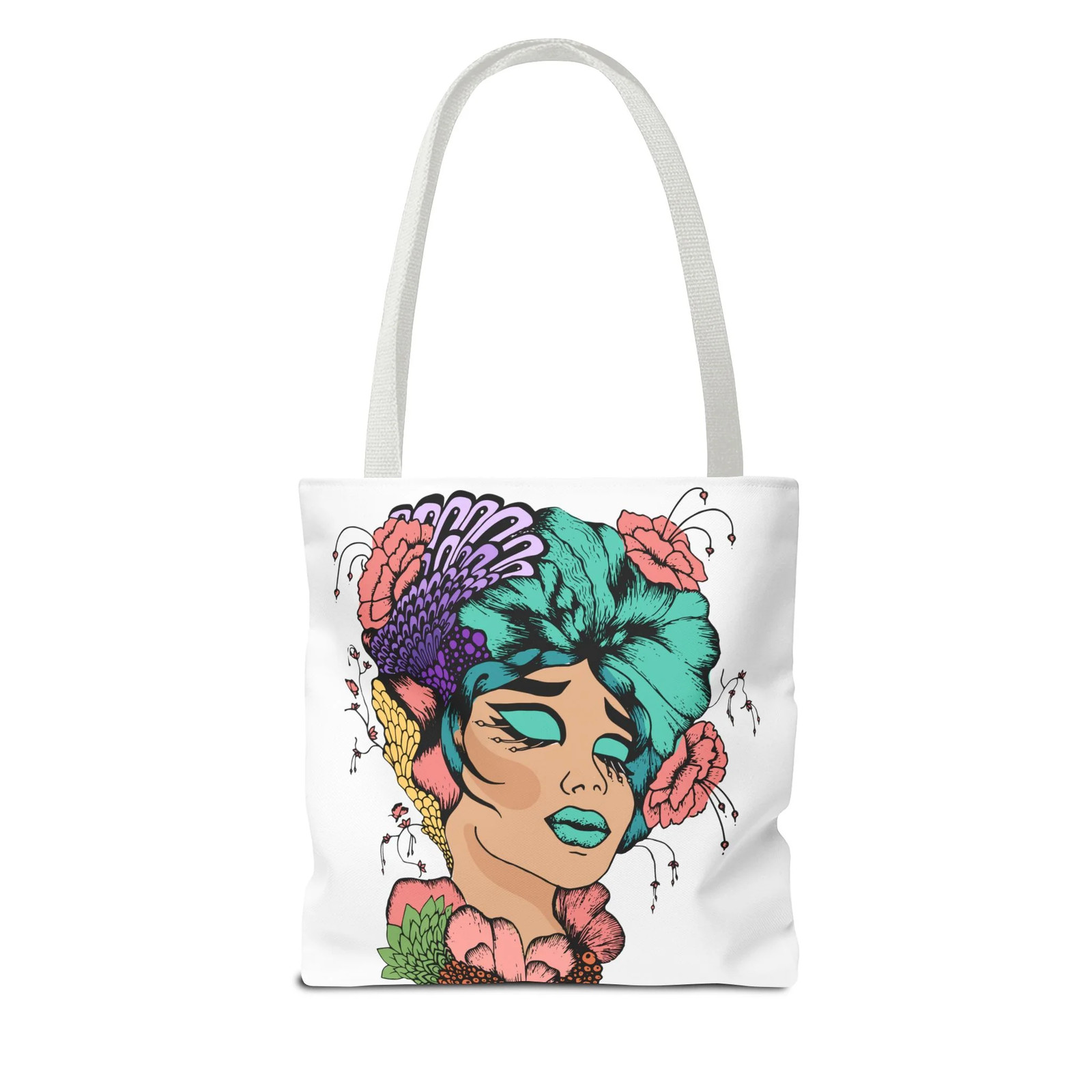African American Tote Bag with Woman head gallery