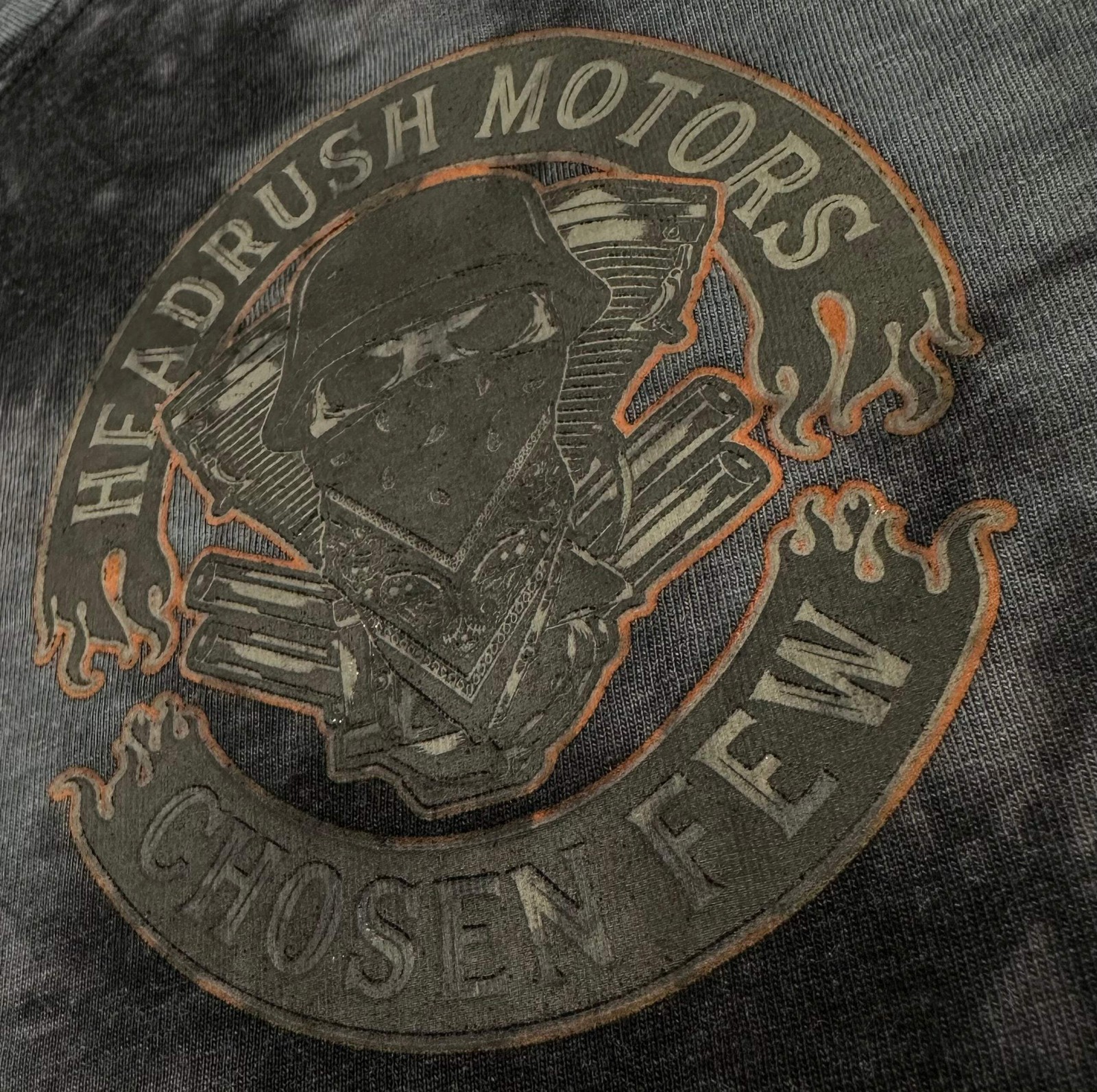 *HEADRUSH* (Black-Acid Wash) ~Headrush Motors~ Short Sleeve T-shirts gallery