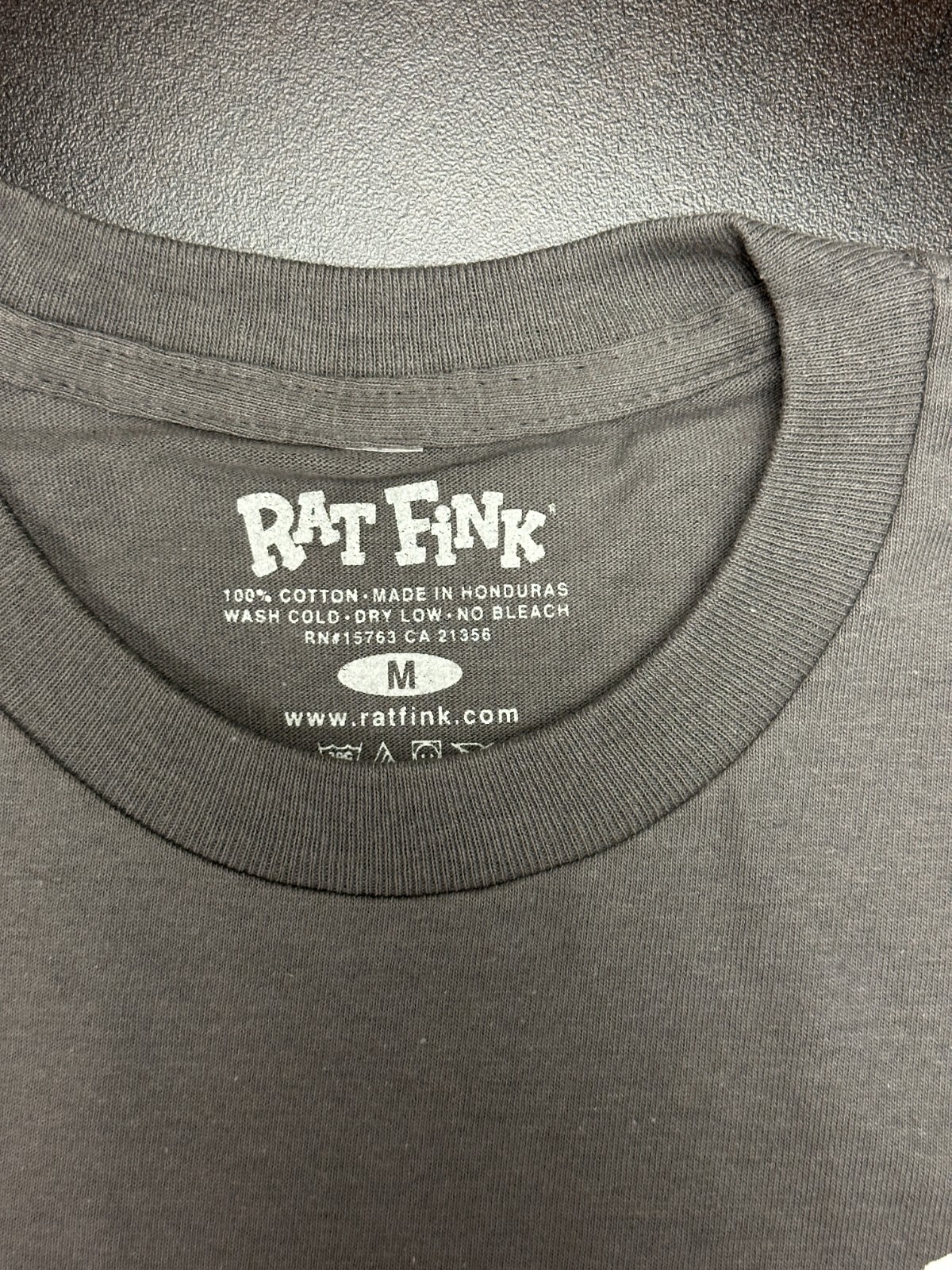 Men's Ed Big Daddy Roth Rat Fink Flying Eye Hot Rod Gray Cotton T-Shirt M-3XL gallery