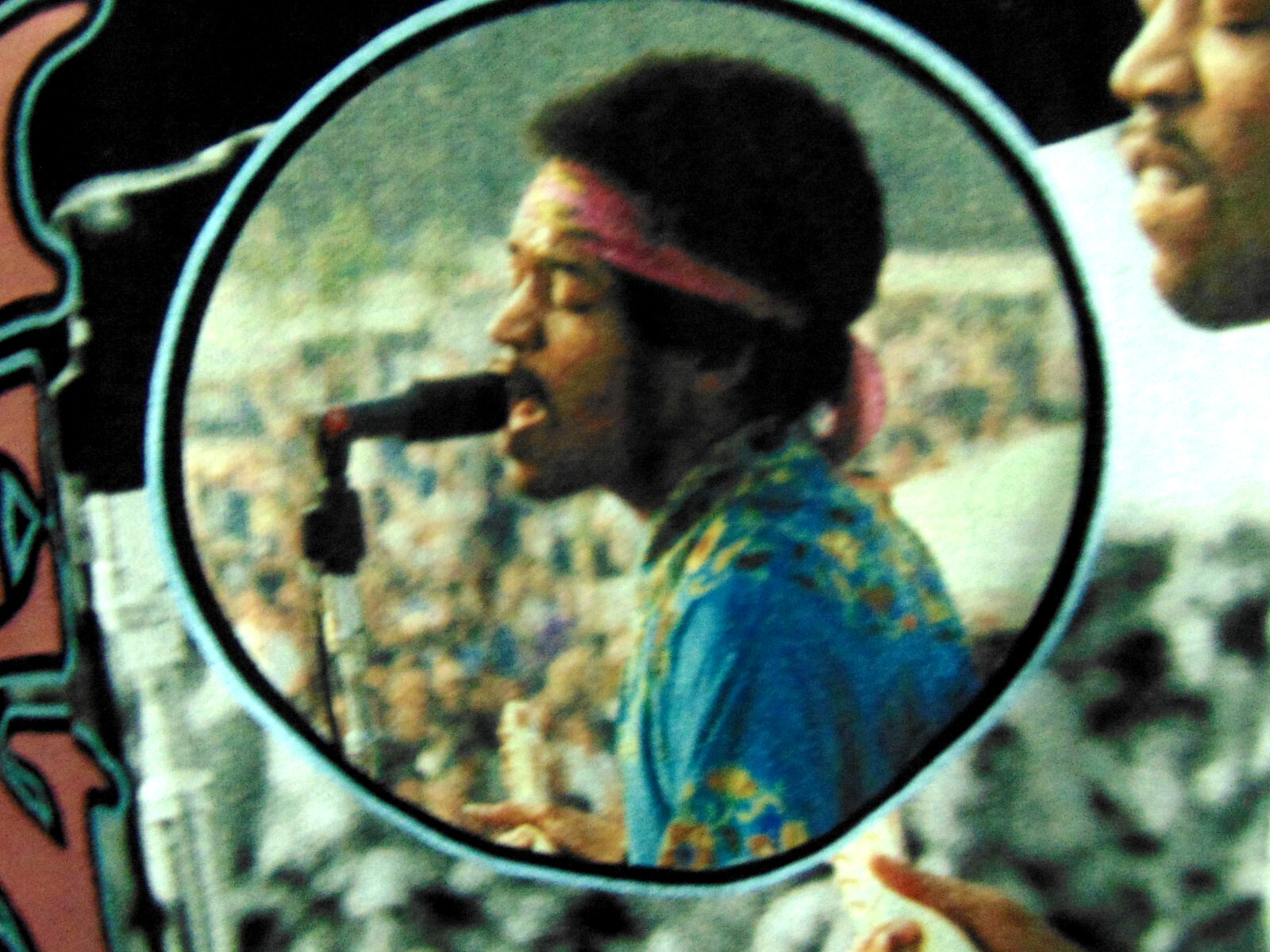 Jimi Hendrix Authentic Hendrix T-Shirt Mens XL Black Cotton in Color gallery