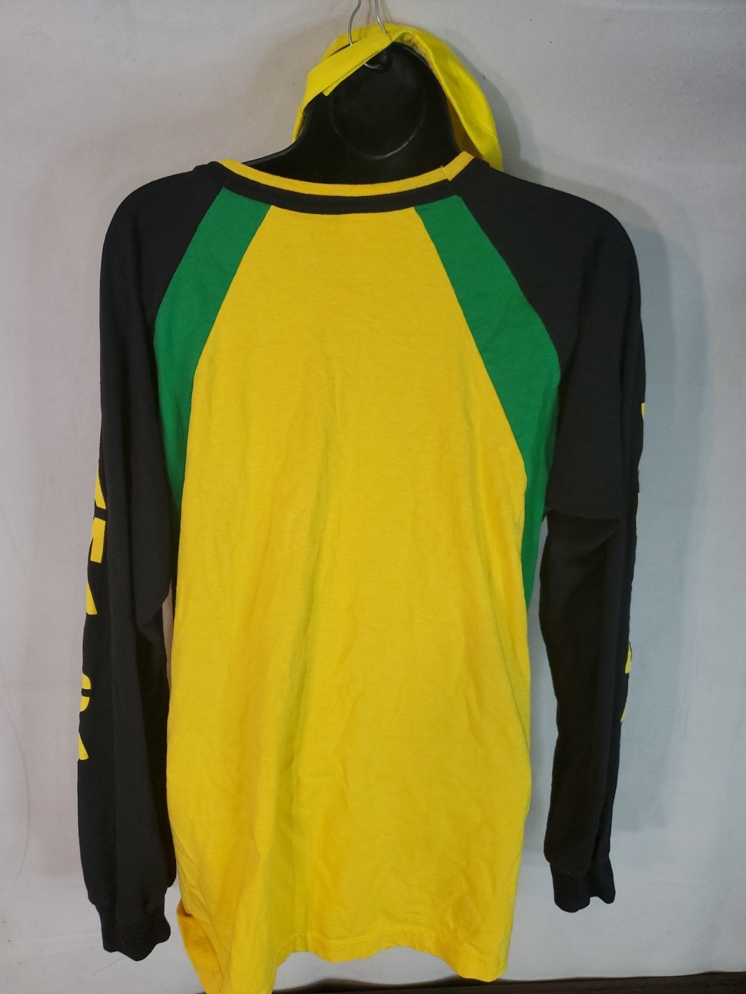 Vintage Jamaica Long Sleeve T-Shirt Men's Size Medium & Adjustable Jamaica Hat gallery