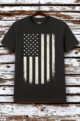 4th of July US Flag USA Distressed American Flag Vintage Patriotic T Shirt S-XL