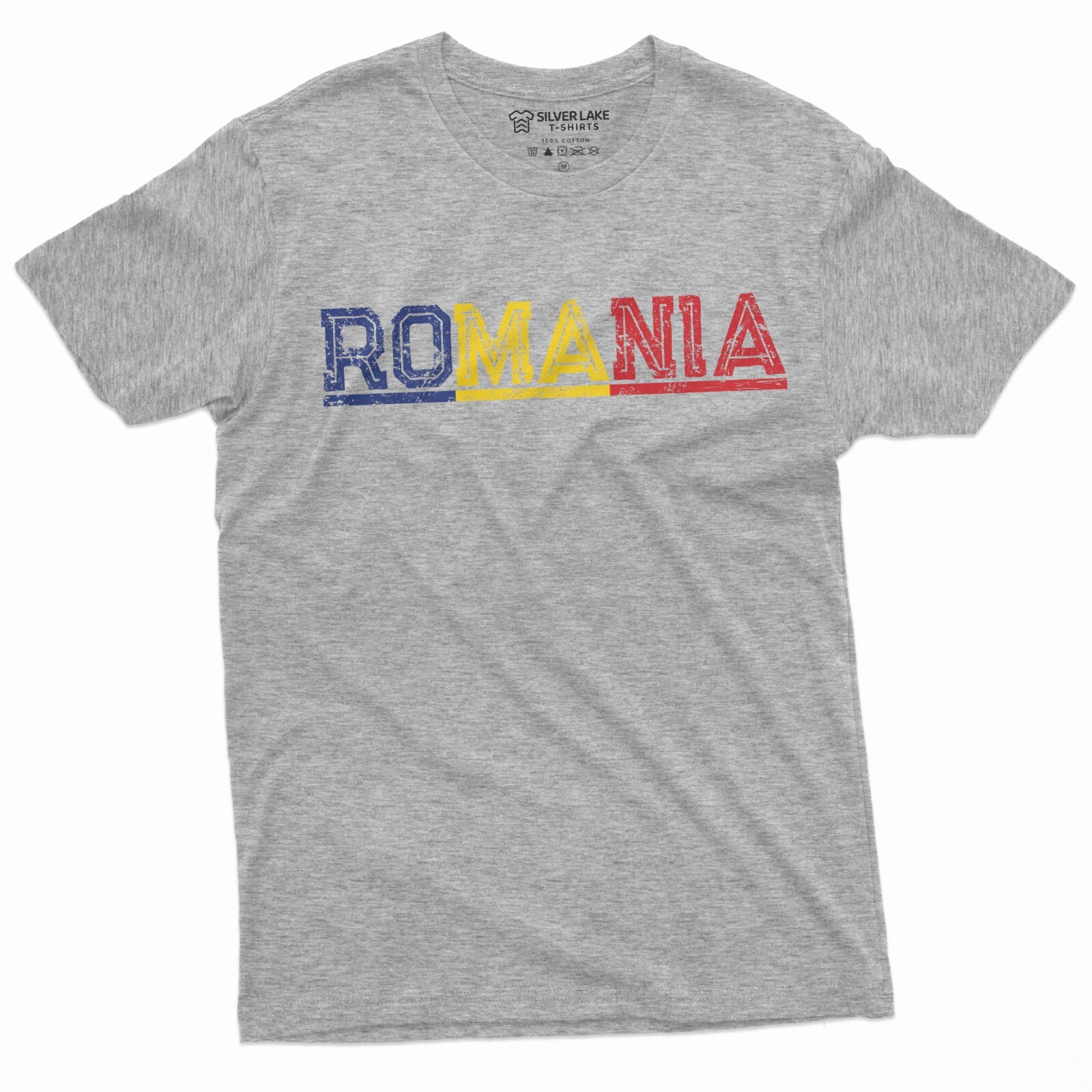 Romania T-shirt RomÃ¢nia Mens Womens Tee Shirt Romania Flag Coat of Arms Tee gallery