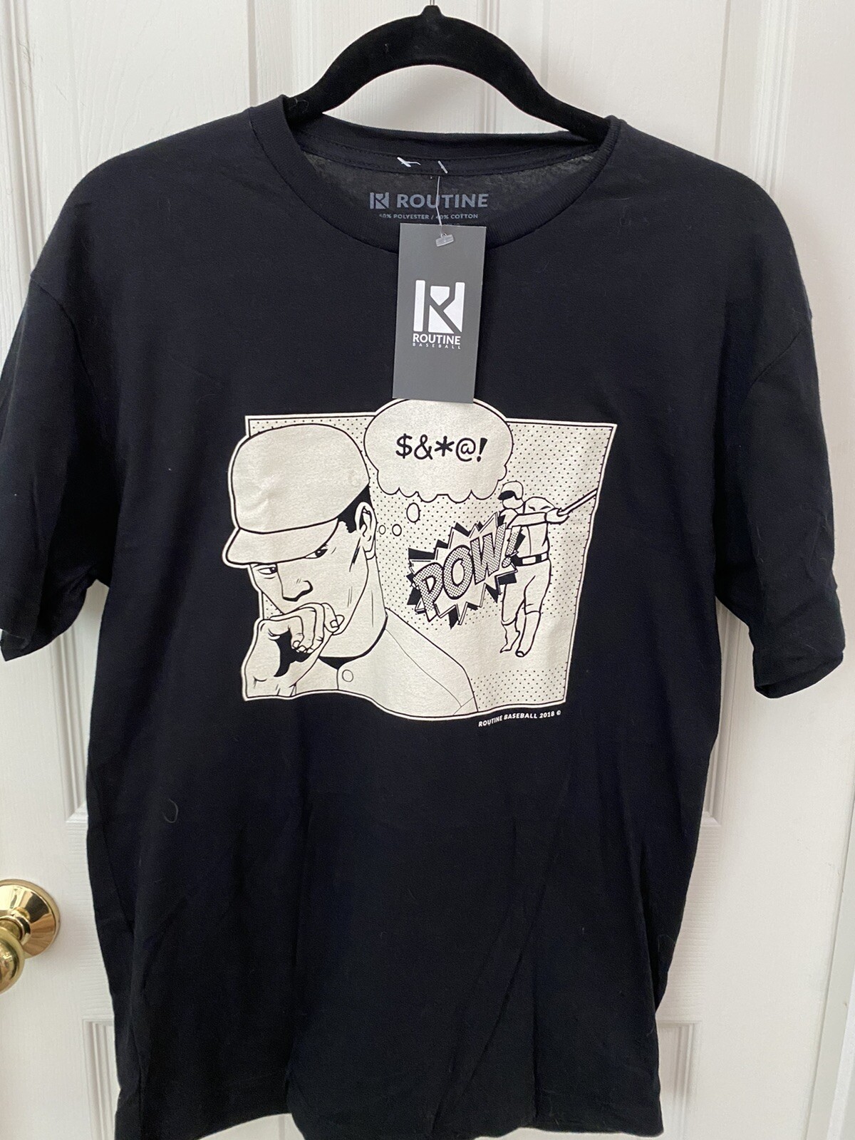 routine baseball New t Shirt Size m gallery