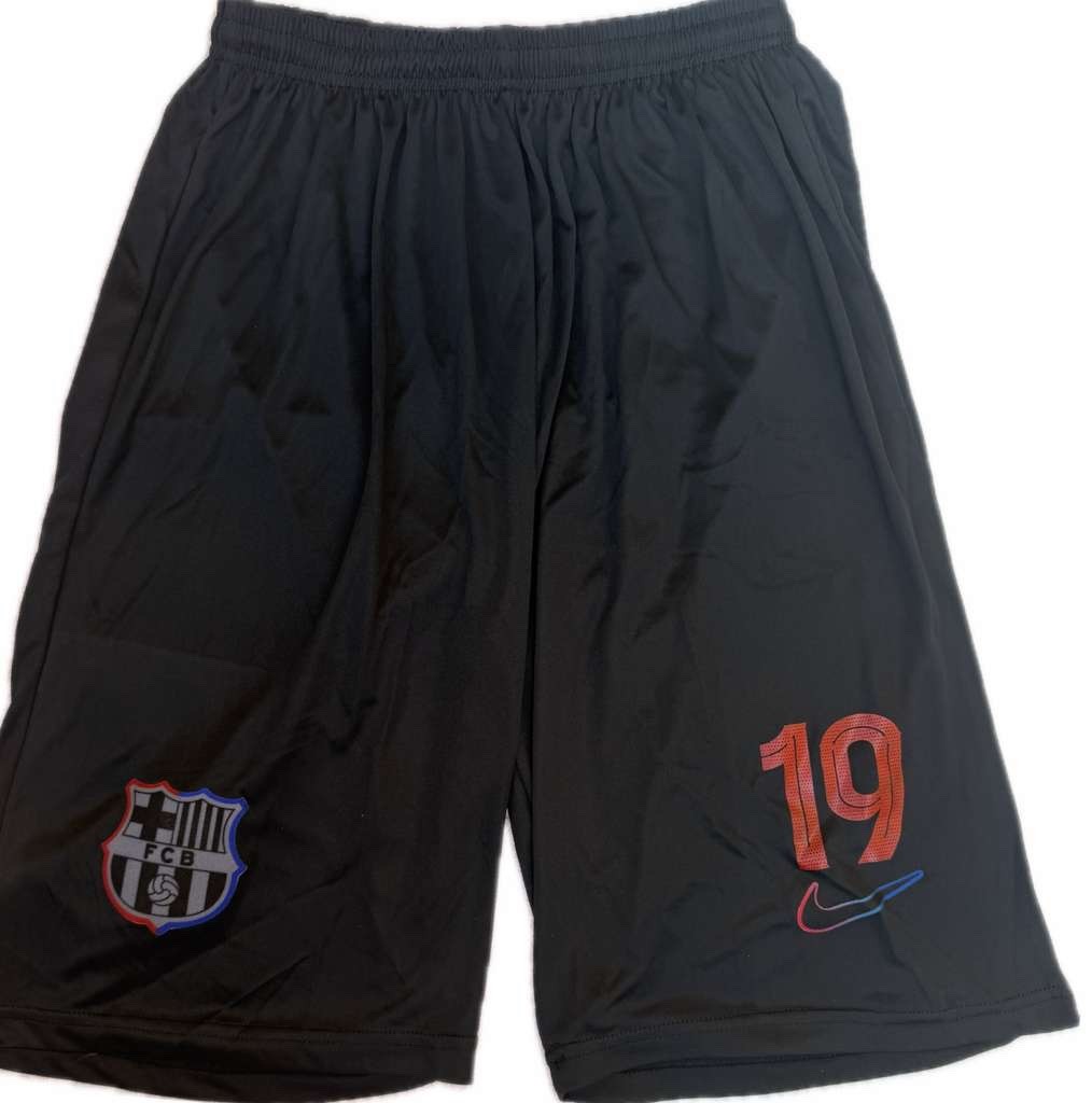 FC Barcelona Lamine Yamal #19 Black Soccer Jersey Shorts Set Men 2XL NWT gallery
