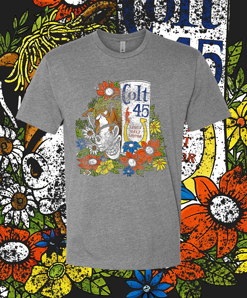 Colt 45 Party Mule 1982 Vintage T Shirt Adult & Youth sizes Fast Ship! gallery