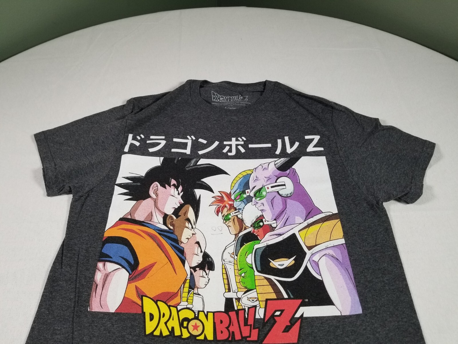 Goku Shirt Mens Small Gray Dragon Ball Z Manga Anime gallery