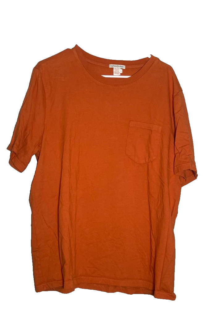 Carbon 2 Cobalt Shirt Men's Large Dark Orange Short Sleeve Crew Neck Pocket gallery