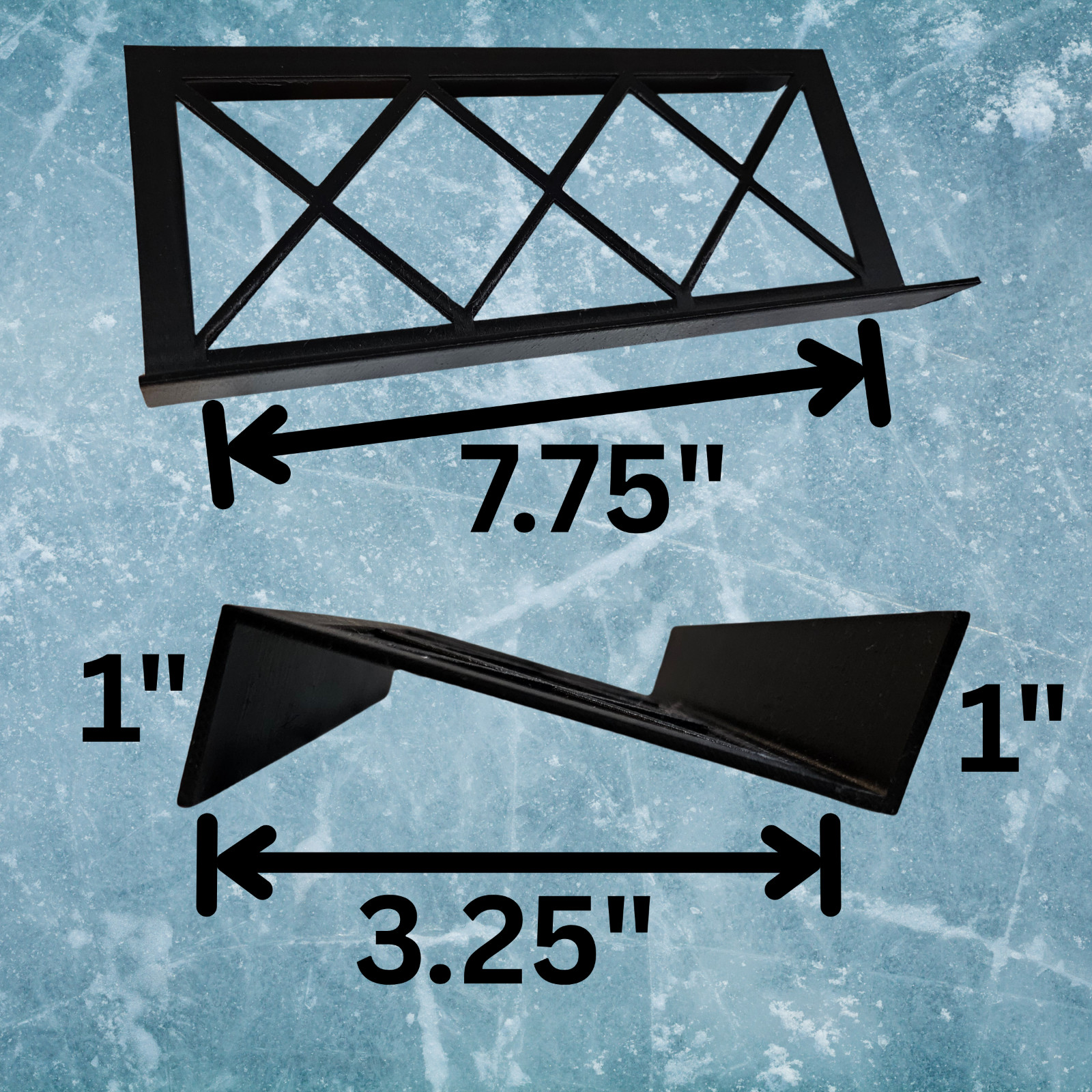Display Case Card Riser Stands – WHITE – Perfect for 24×36 Cases- 33 Risers!