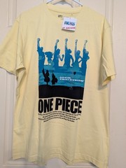 UNIQLO UT ARCHIVE ONE PIECE MONKEY D. LUFFY YELLOW TSHIRT LARGE