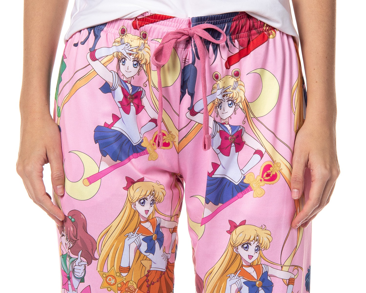 Sailor Moon Women's Allover Character Print Adult Lounge Pajama Pants gallery
