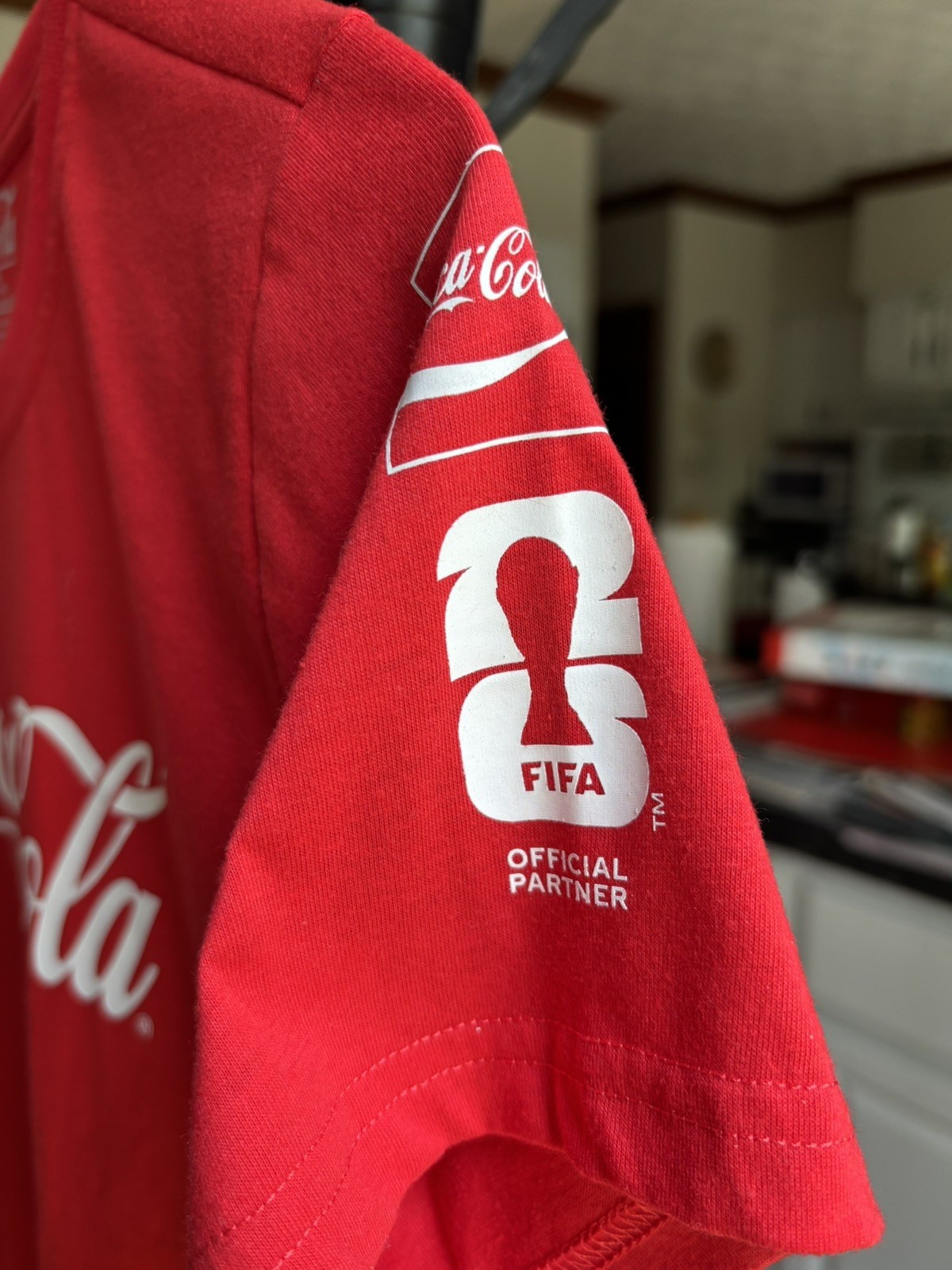 Coca-Cola Men’s Red FIFA 2026 Official Partner Graphic Logo Small Size gallery