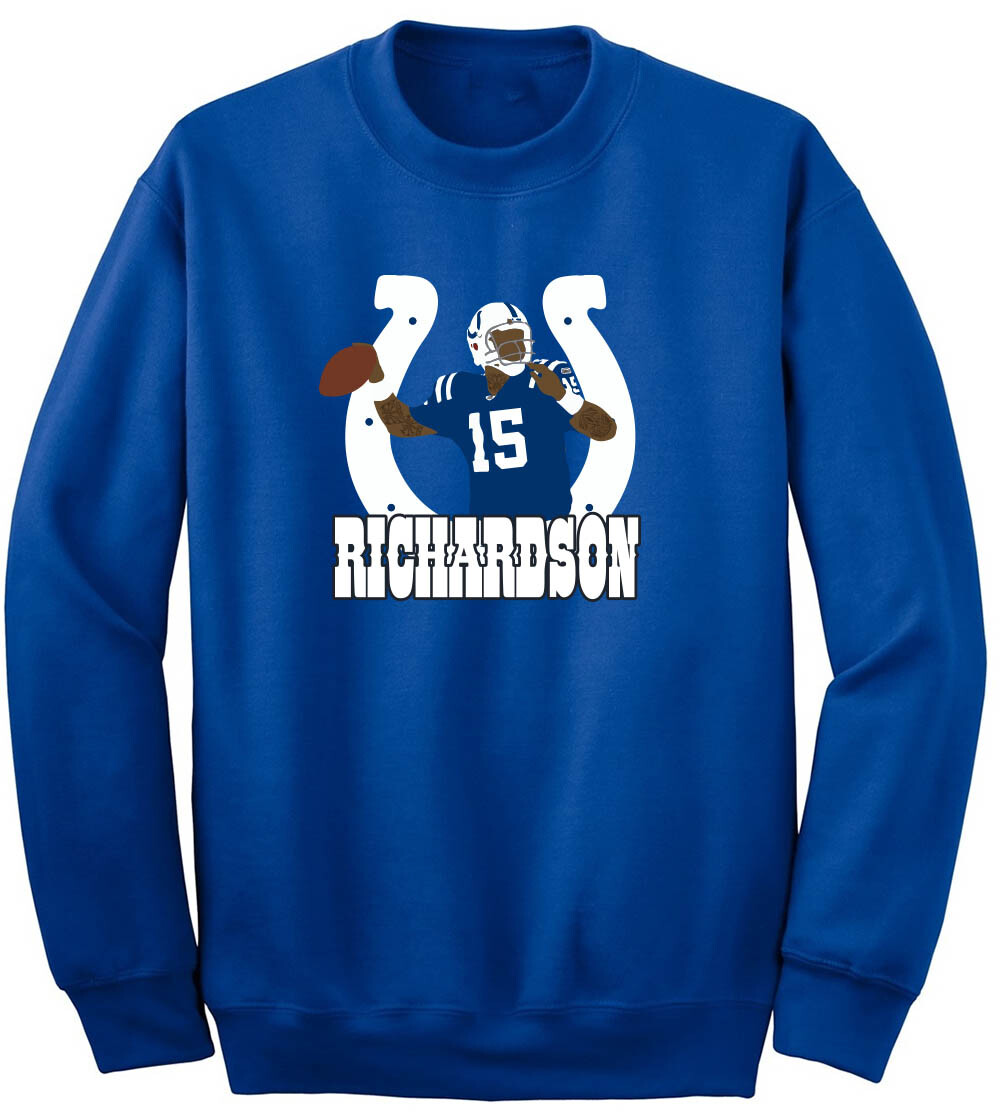 Anthony Richardson Indianapolis Indy Colts Logo CREW HOODED SWEATSHIRT gallery
