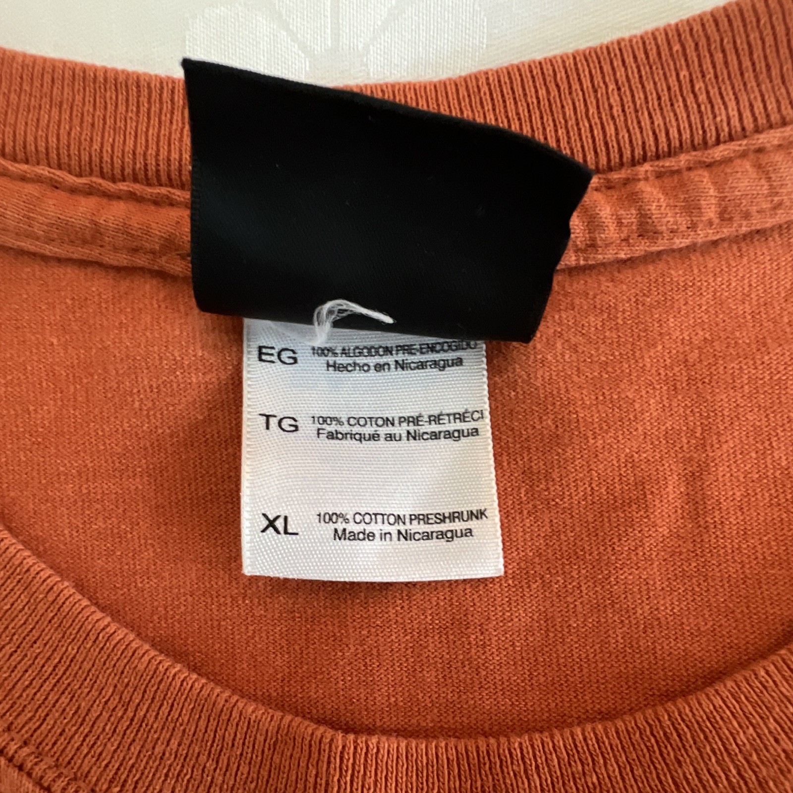 Moab Utah Souvenir Graphic T-Shirt Men XL Burnt Orange Petroglyph Rock Art Tee gallery