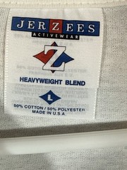 Jerzees White Nautical Anchors Unisex T-shirt Size Large