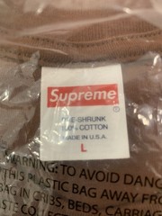 Supreme ‘Standard’ Brown Tee SS24 Size LARGE 100% Authentic NEW Ships Fast
