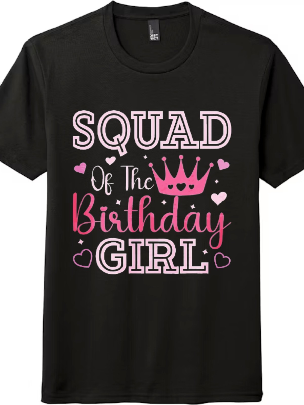 Birthday Squad “Squad of the Birthday Girl” Matching Unisex Tee