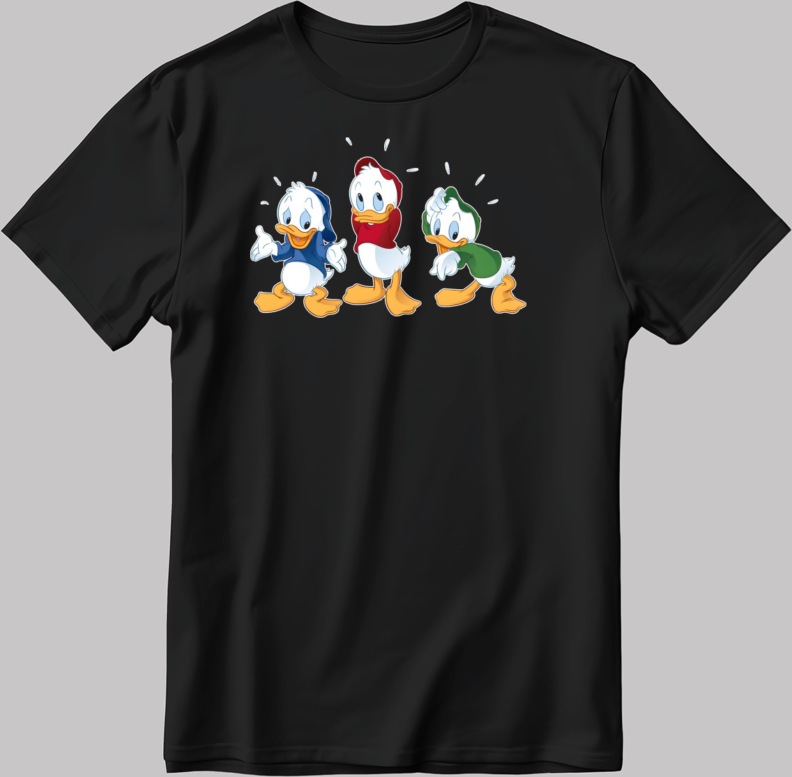 Baby Duck DackTales Short Sleeve White-Black Men’s / Women’s T Shirt N535