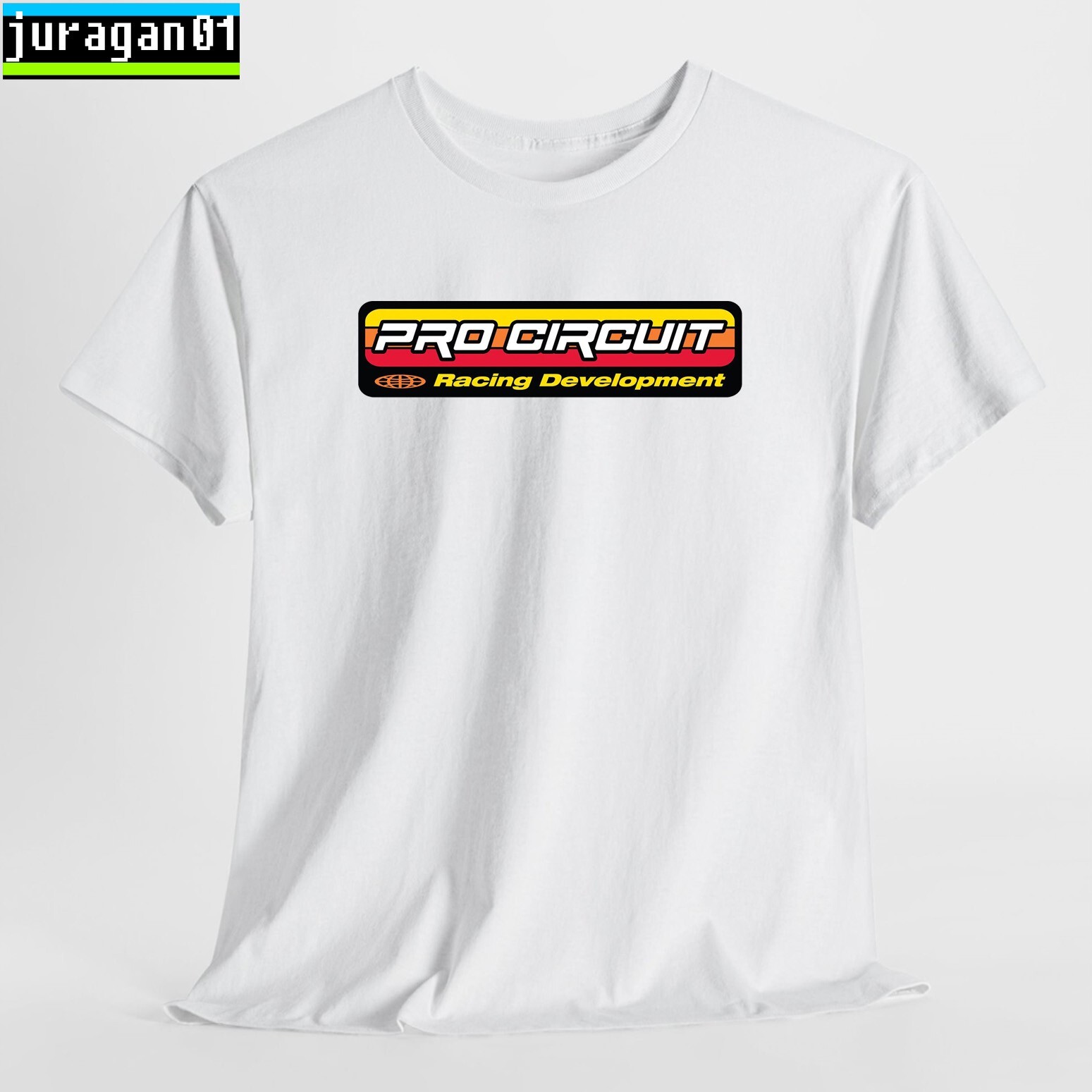 Pro Circuit Racing Gear Logo Black/Navy/Sport Grey/White/Red T-Shirt S-5XL gallery
