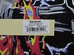 Reason Brand Men’s “Built For Chaos” Print T-Shirt | Black |Size Medium NWT.
